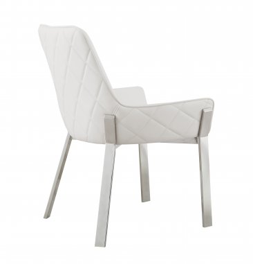 J&M MC Miami Dining Chair White 18871-DC-W