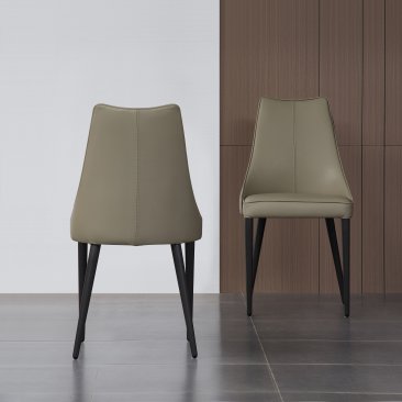 J&M Milano Leather Dining Chair