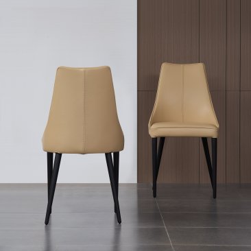 J&M Milano Leather Dining Chair