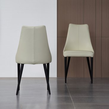 J&M Milano Leather Dining Chair