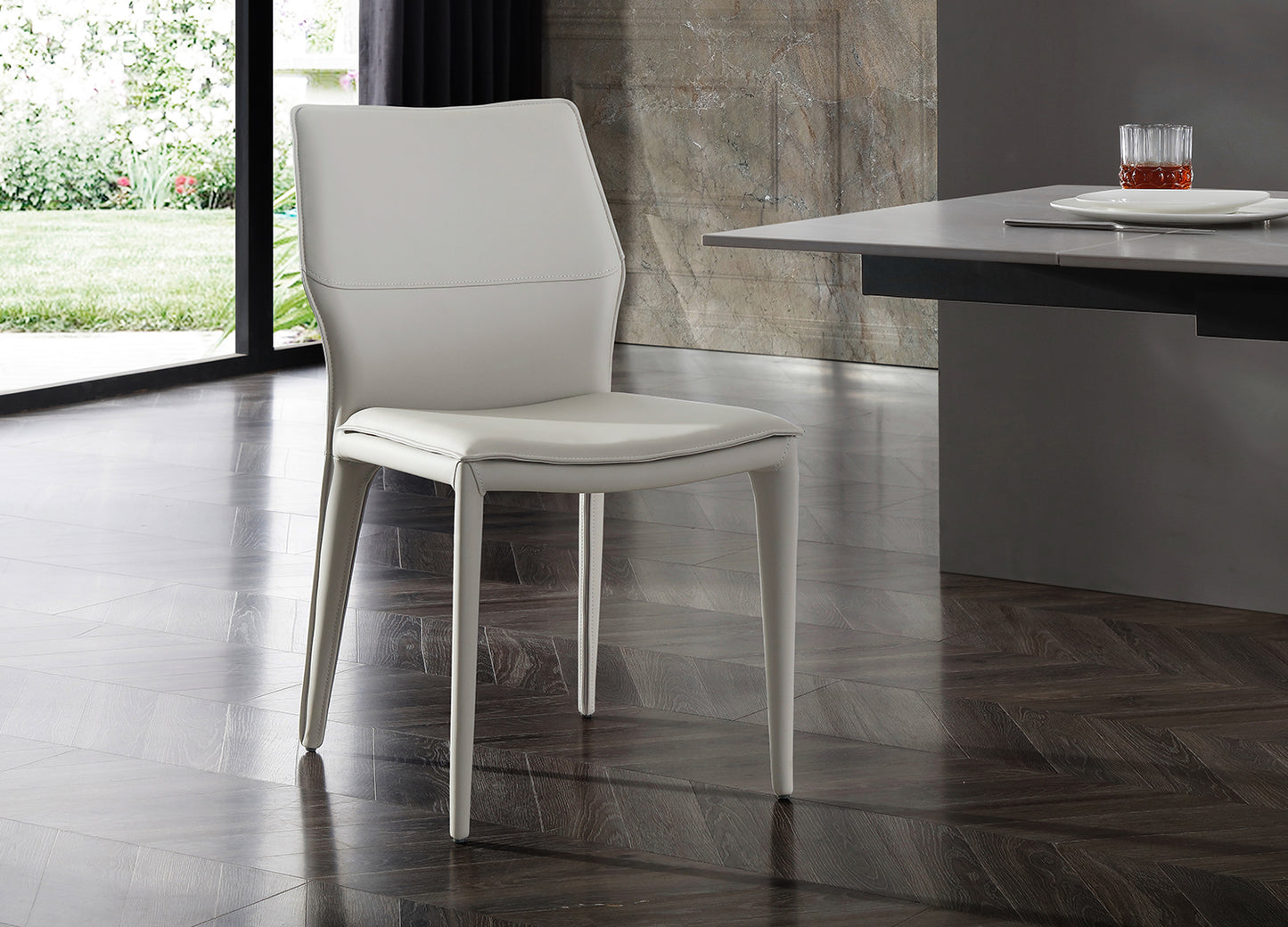 Whiteline Miranda Dining Chair - GOLD STAR Dining