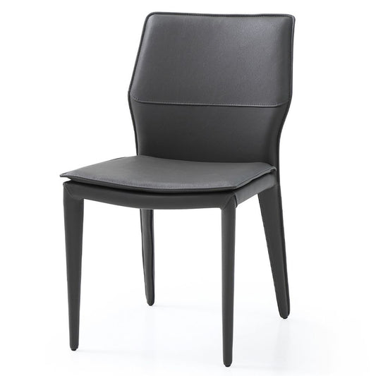 darkgray Miranda Ultra Lightweight Fully Upholstered Dining Chair goldstardining.com