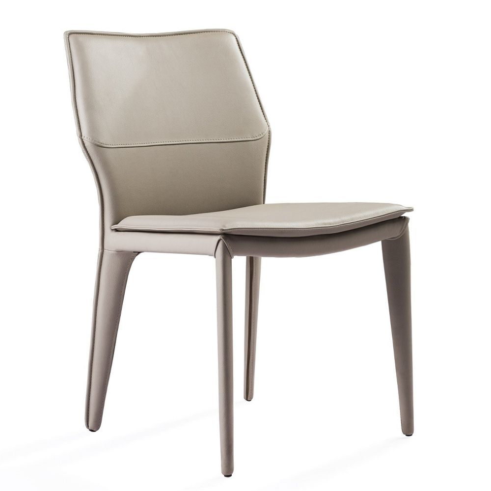 light gray right Miranda Ultra Lightweight Fully Upholstered Dining Chair goldstardining.com