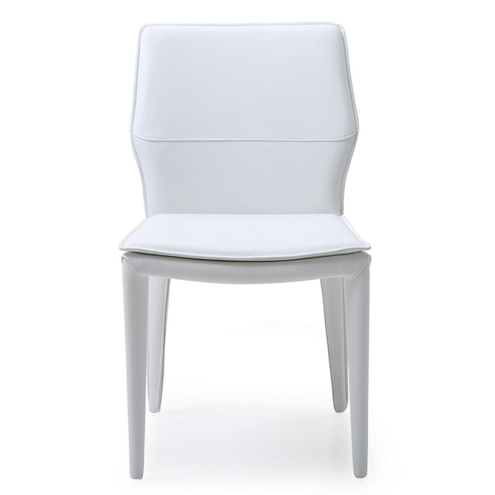 Whiteline Miranda Ultra Lightweight Fully Upholstered Dining Chair