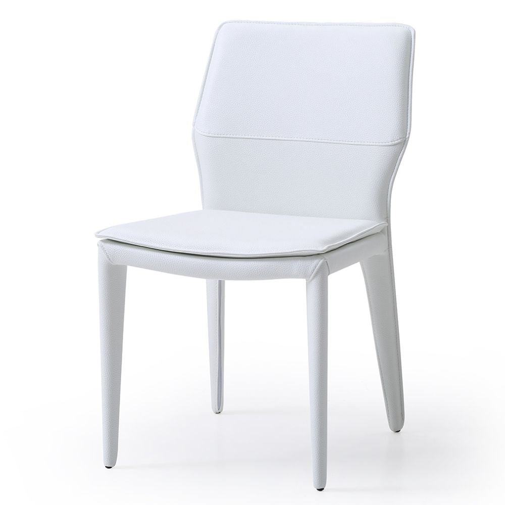 Whiteline Miranda Ultra Lightweight Fully Upholstered Dining Chair
