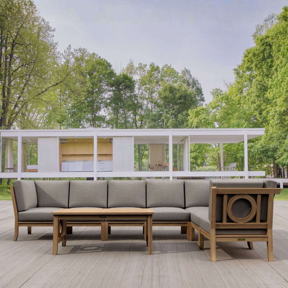 Anderson Teak Natsepa 8-Pieces Modular Set Set-136