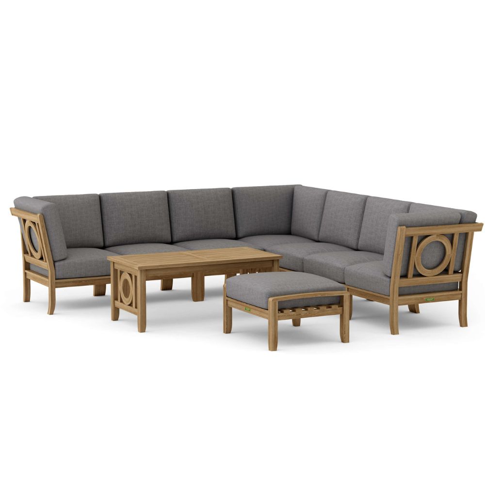 Anderson Teak Natsepa 9-Pieces Modular Seat Set-139