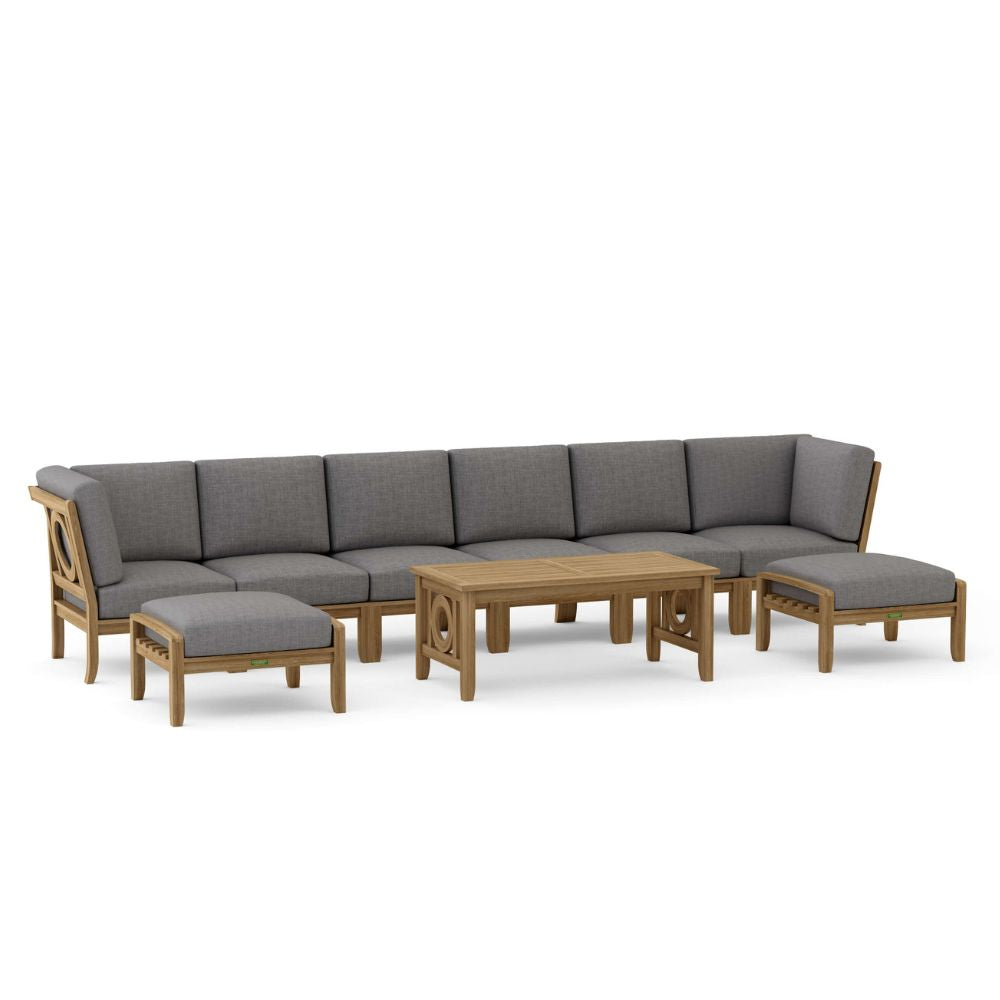 Anderson Teak Natsepa 9-Pieces Modular Set