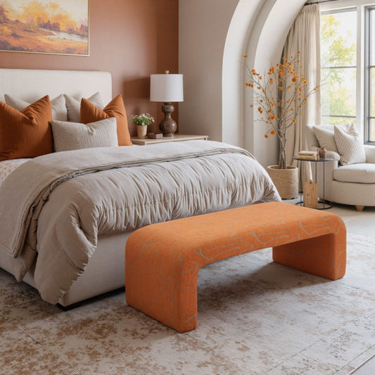 modern bedroom bench
