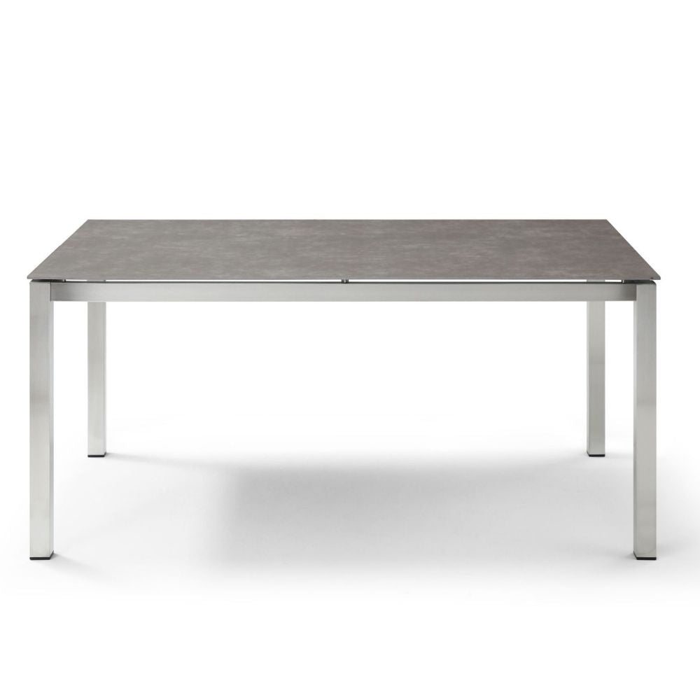 side Paola Ultra-lightweight Outdoor Stainless Steel Dining Table goldstardining.com