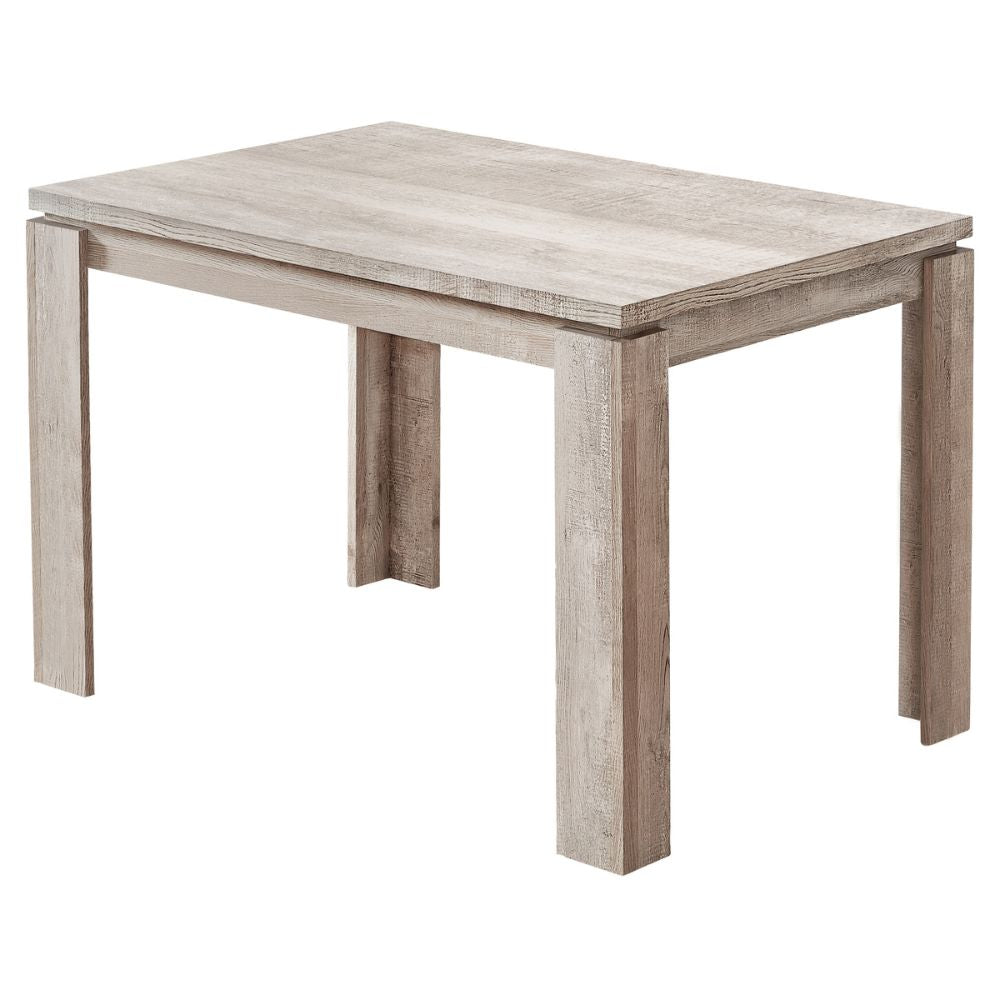 taufe Reclaimed Wood-Look Dining Table goldstardining.com
