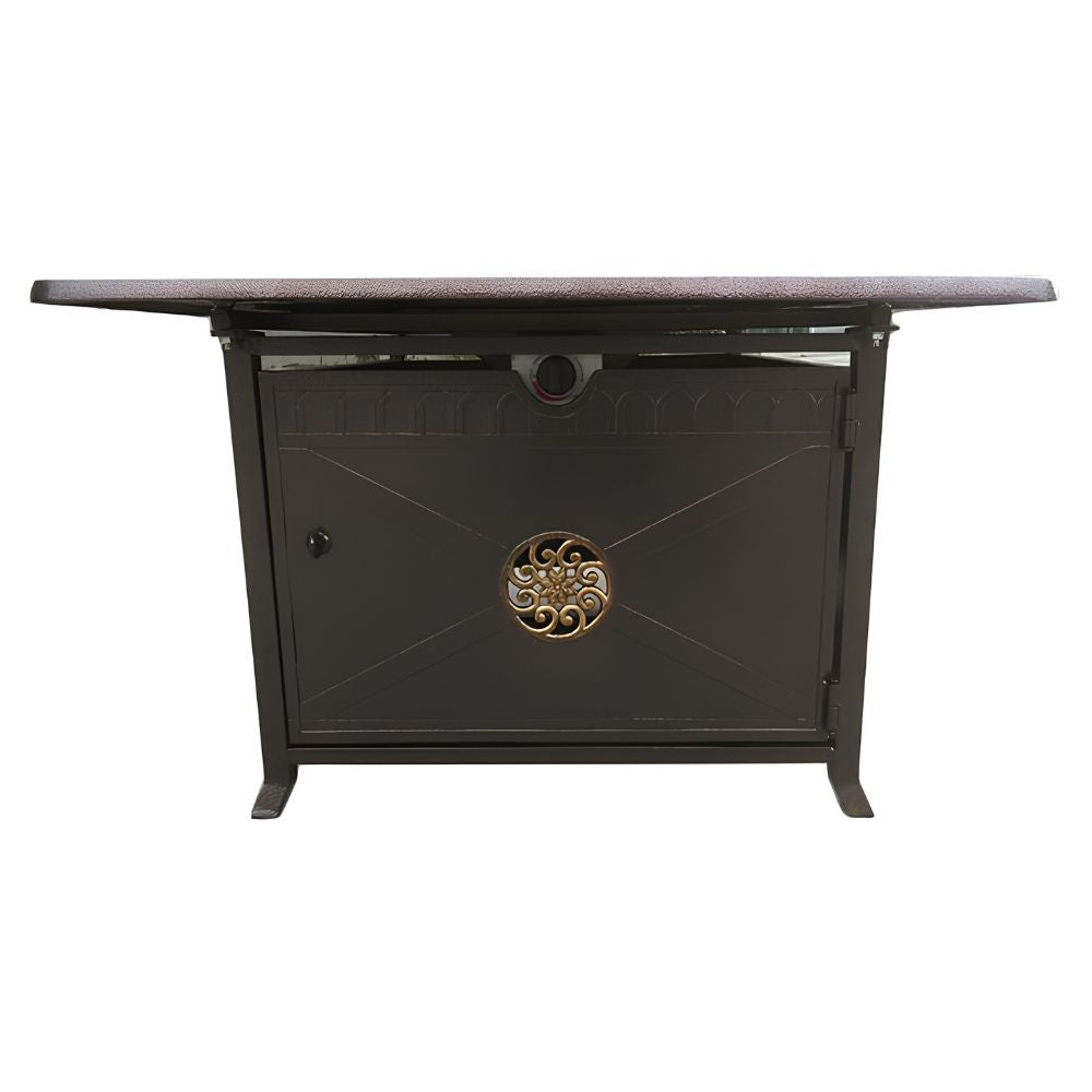 Az Patio Rectangular Cast Aluminum Decorative Firepit FS-1212-T-10