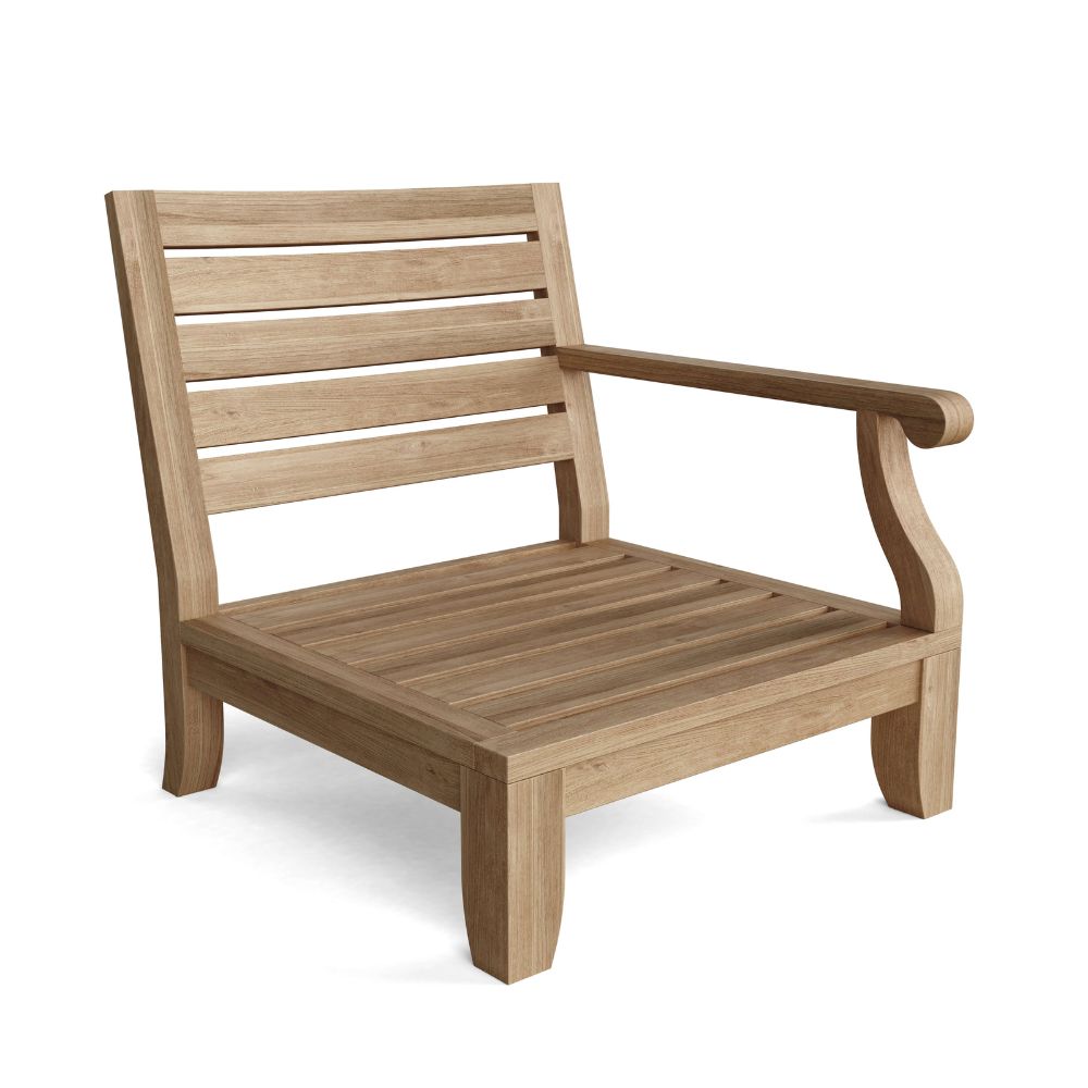 Teakwood Riviera Armchairs Sectional Sofa 10-pieces Anderson Teak