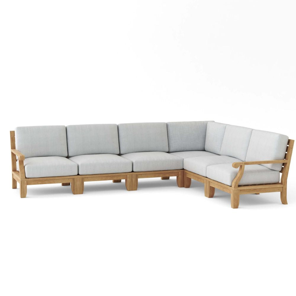 Anderson Teak Riviera Luxe 6-Pieces Modular Set B Set-69