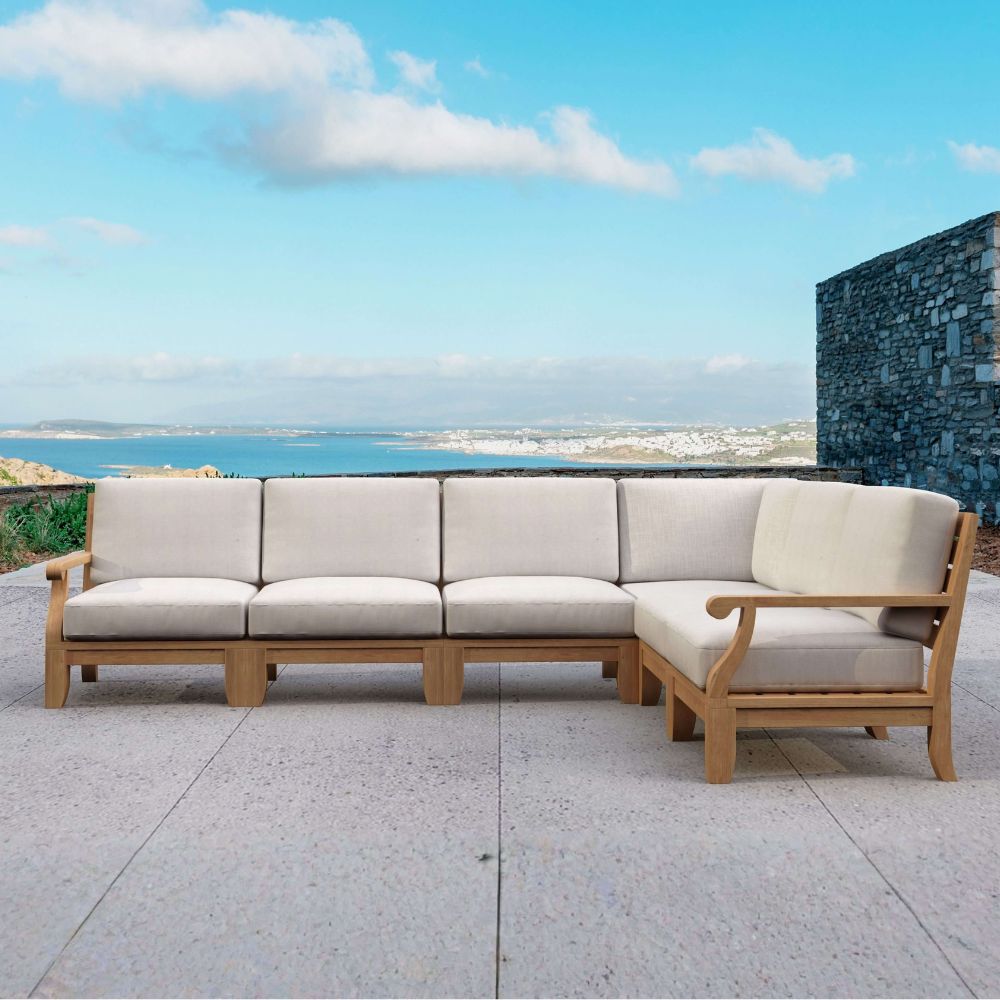 Anderson Teak Riviera Luxe 6-Pieces Modular Set B Set-69