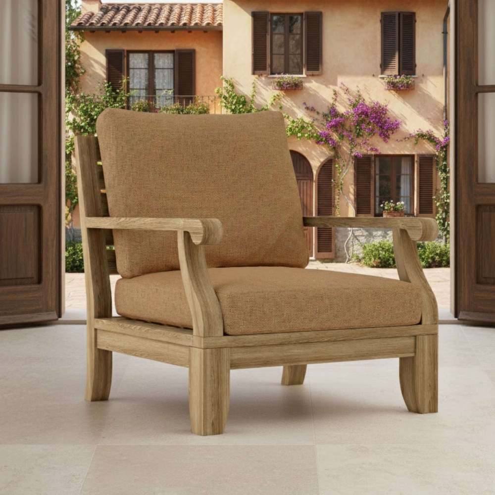 Anderson Teak Riviera Luxe 7-Pieces Modular Set With Rectangular Table A Set-93