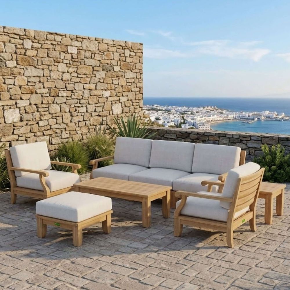 Anderson Teak Riviera Luxe 8-Pieces Modular Set Set-65