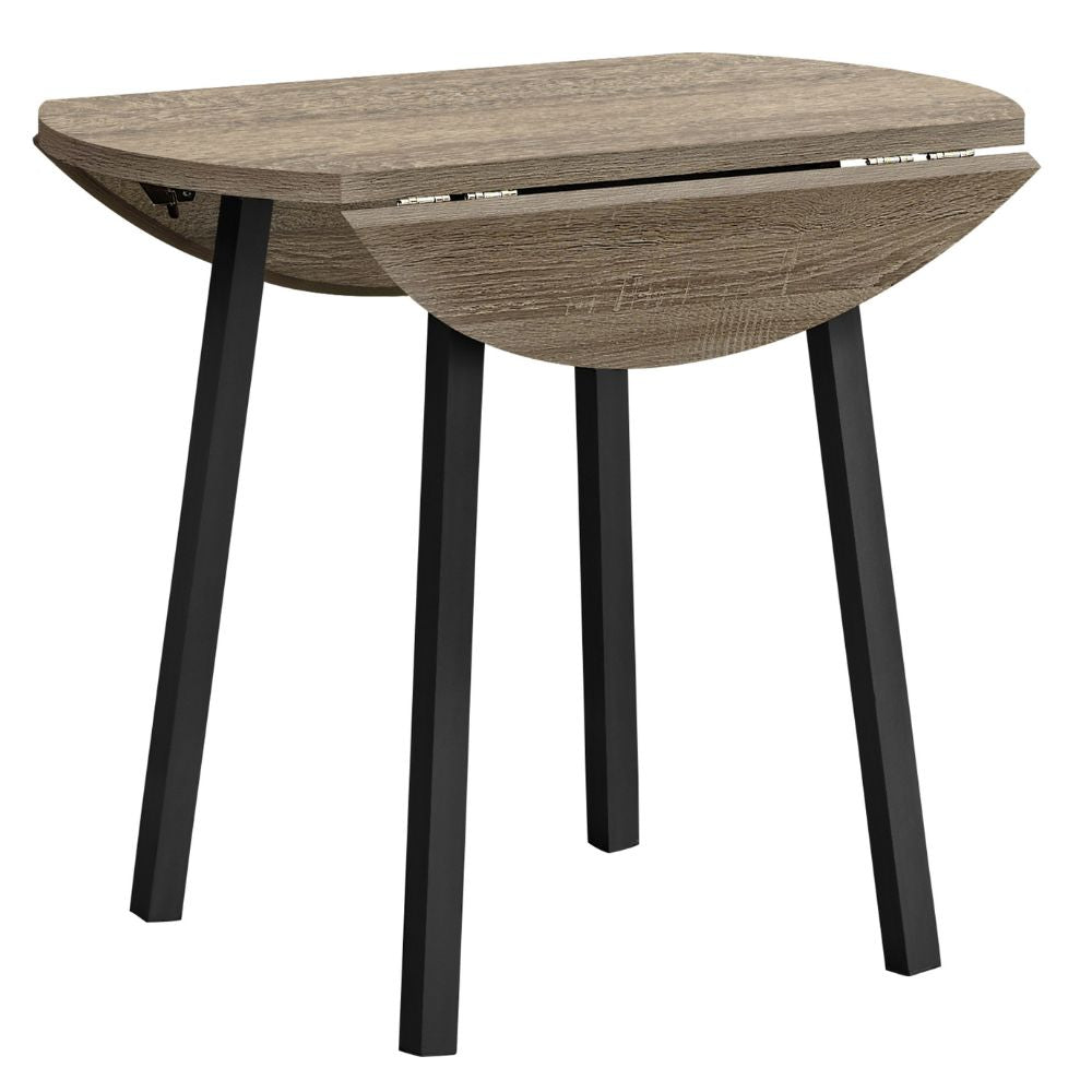 table drop leaf Monarch Specialties 35" Round Drop Leaf Table, 2 Chairs Dining Table Set goldstardining.com