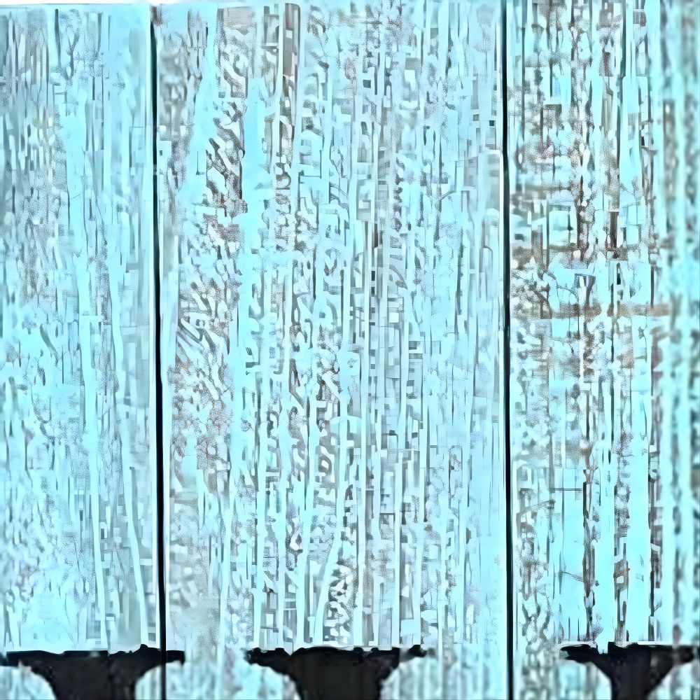 5' Rustic Light Aqua Blue Front Porch Welcome Sign