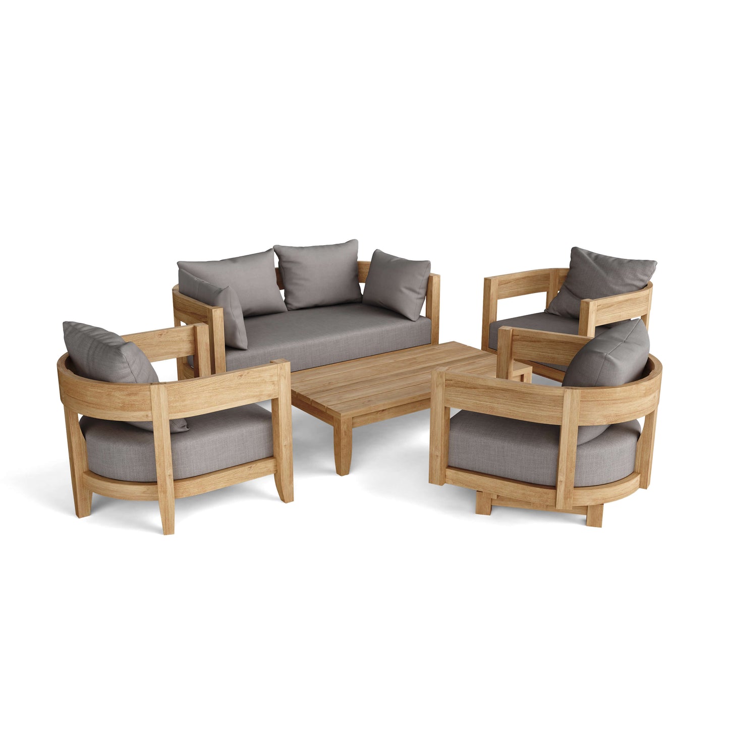 Anderson Teak Coronado 5 Pieces Deep Seating Set Set-173