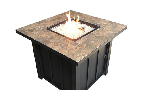 Az Patio 30" Square Tile Top Fire Pit AFP-STT