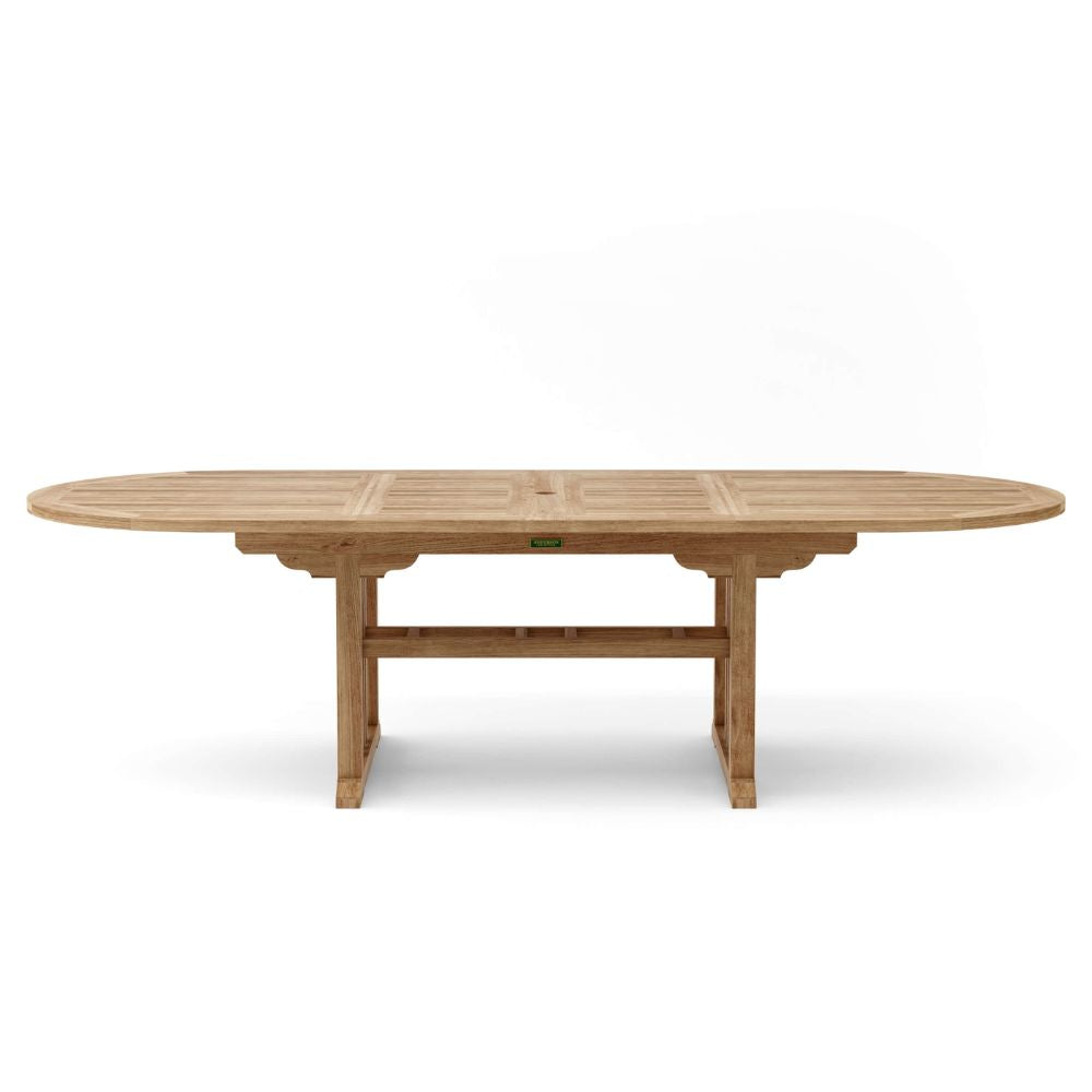 Anderson Teak Sahara Stackable 9-Pieces Oval Dining Set Set-75