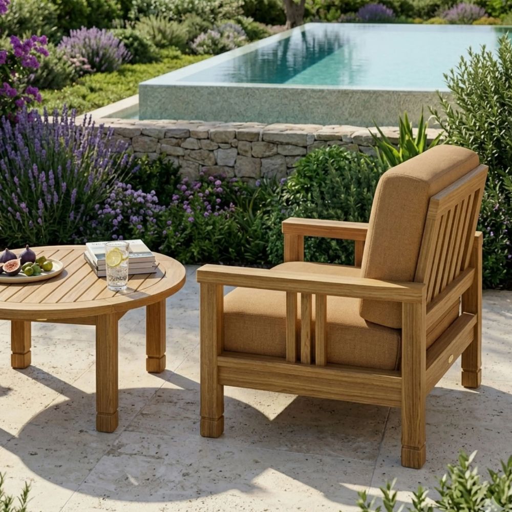 Anderson Teak SouthBay Deep Seating 3-Pieces Conversation Set A SET-256
