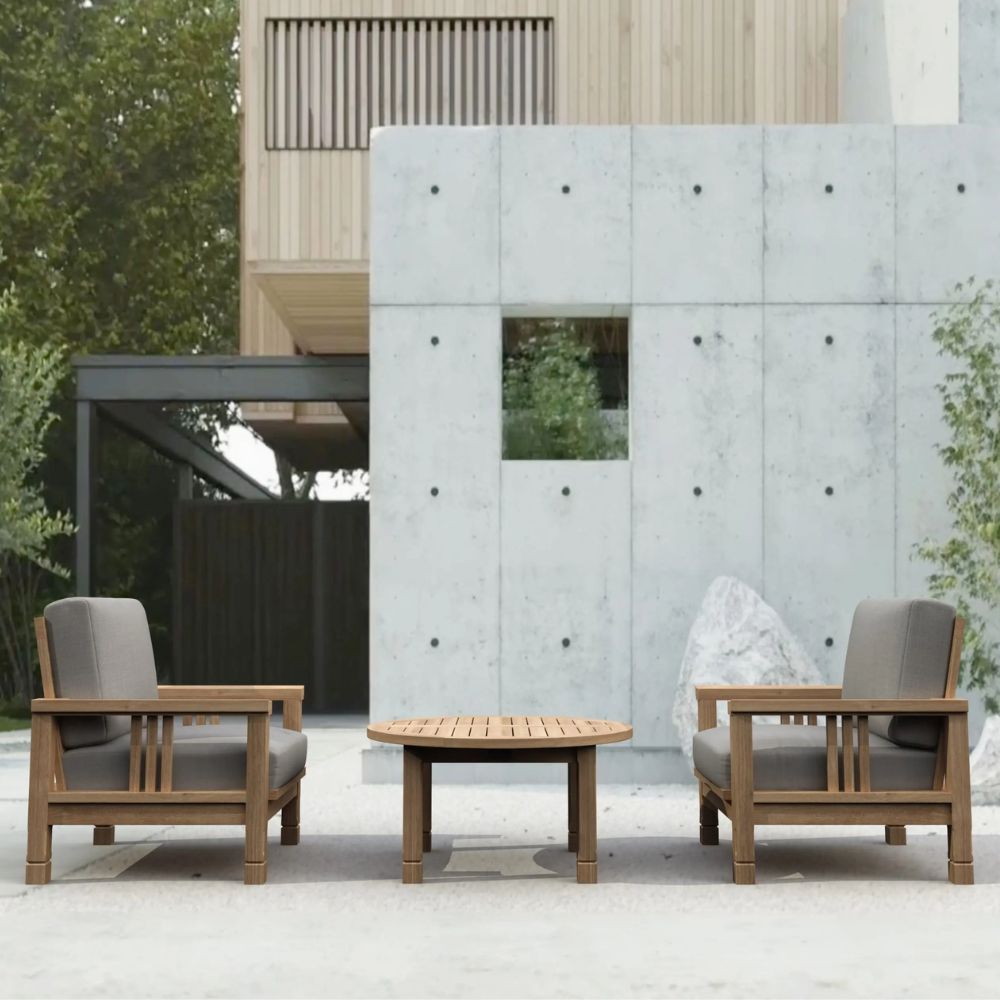 Anderson Teak SouthBay Deep Seating 3-Pieces Conversation Set A SET-256