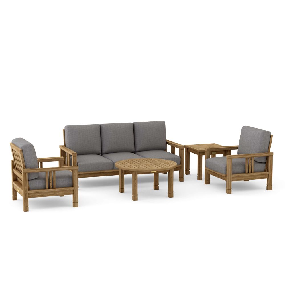 Anderson Teak SouthBay Deep Seating 5-Pieces Conversation Set C SET-255