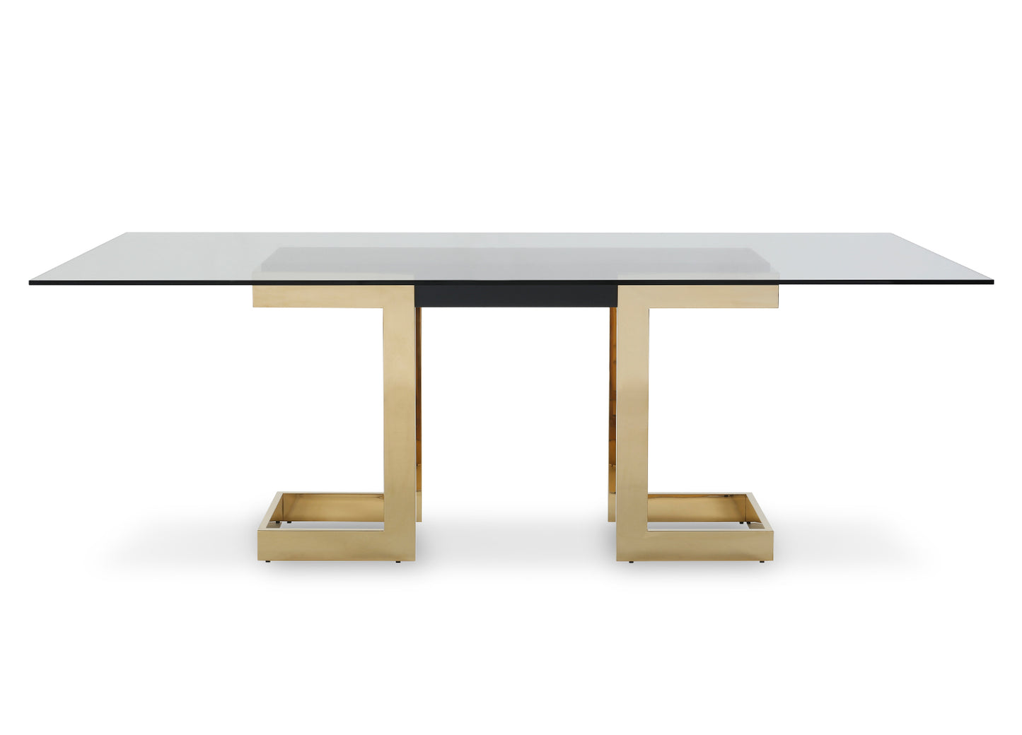 Whiteline Sumo Rectangle Dining Table DT1658-BLK - GOLD STAR Dining