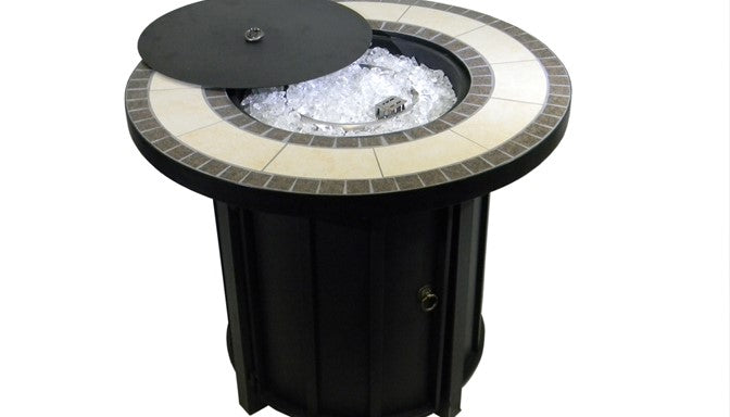 Az Patio 30" Round Tile Top Fire Pit AFP-TTR