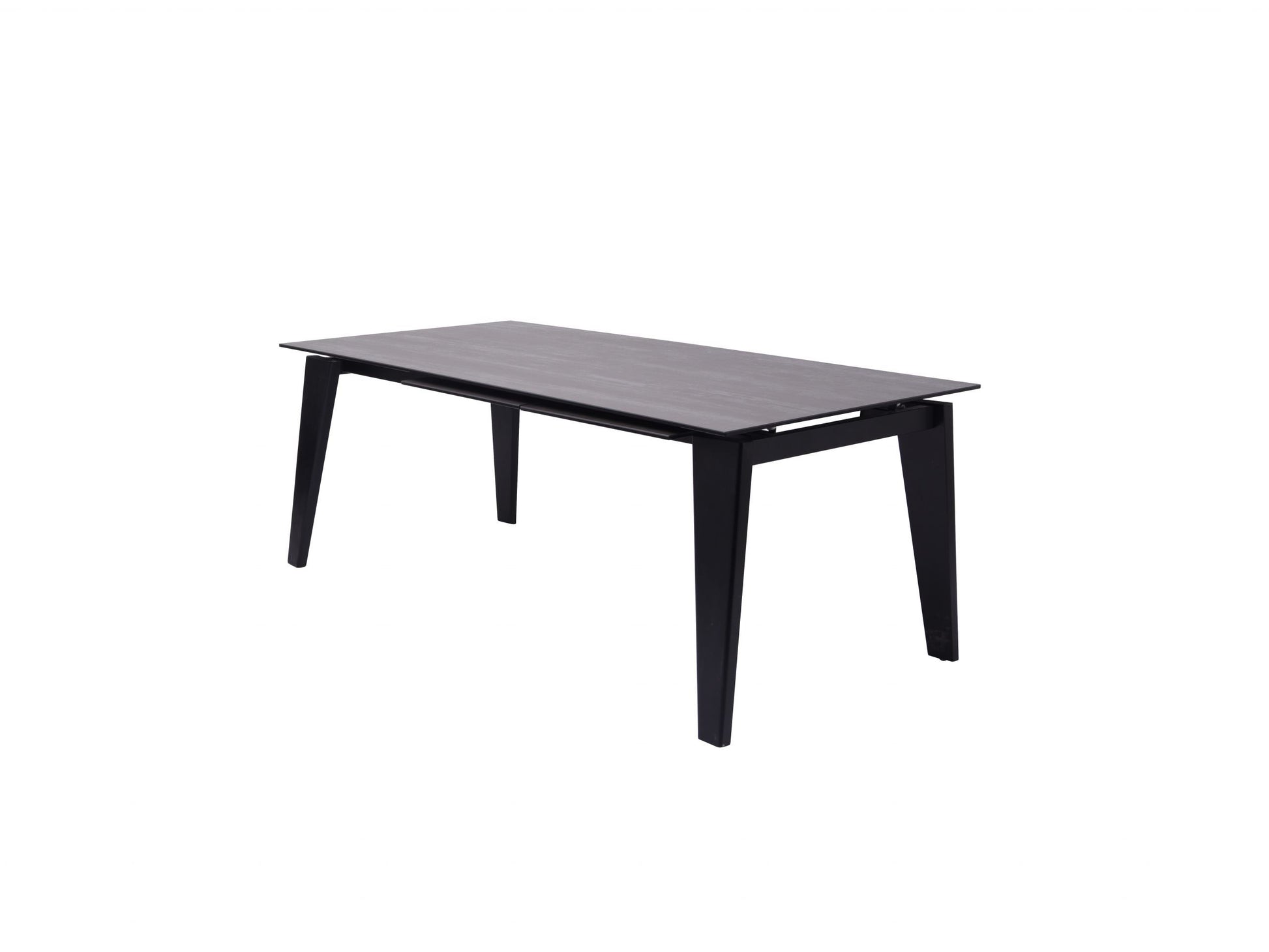 Whiteline Theo Extendable Dining Table DT1718-BLK - GOLD STAR Dining