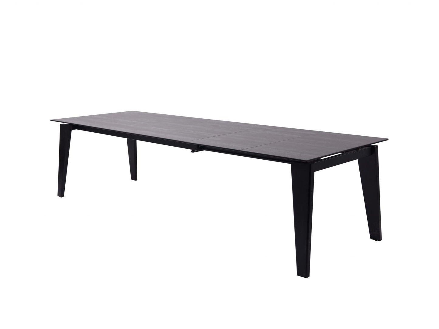 Whiteline Theo Extendable Dining Table DT1718-BLK - GOLD STAR Dining