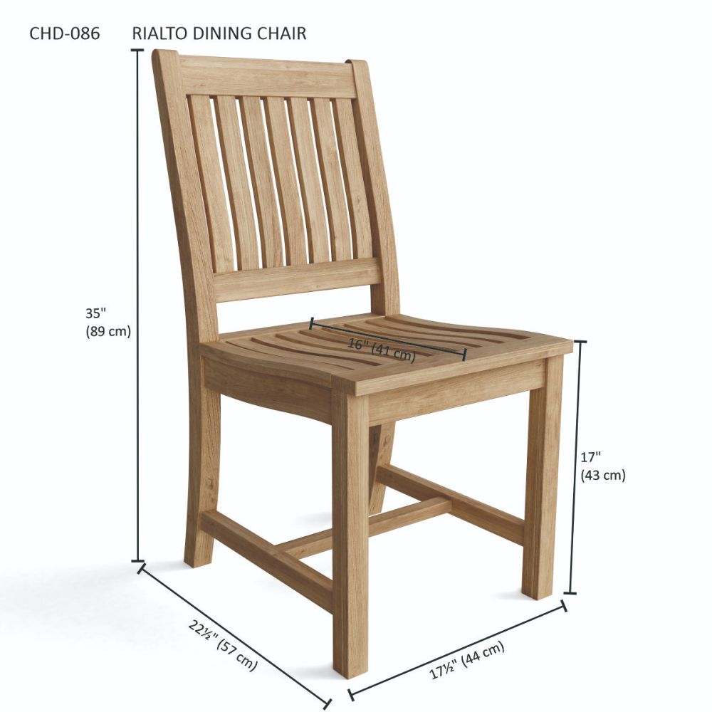Anderson Teak Valencia Rialto 13-Pieces Dining Set Set-33A