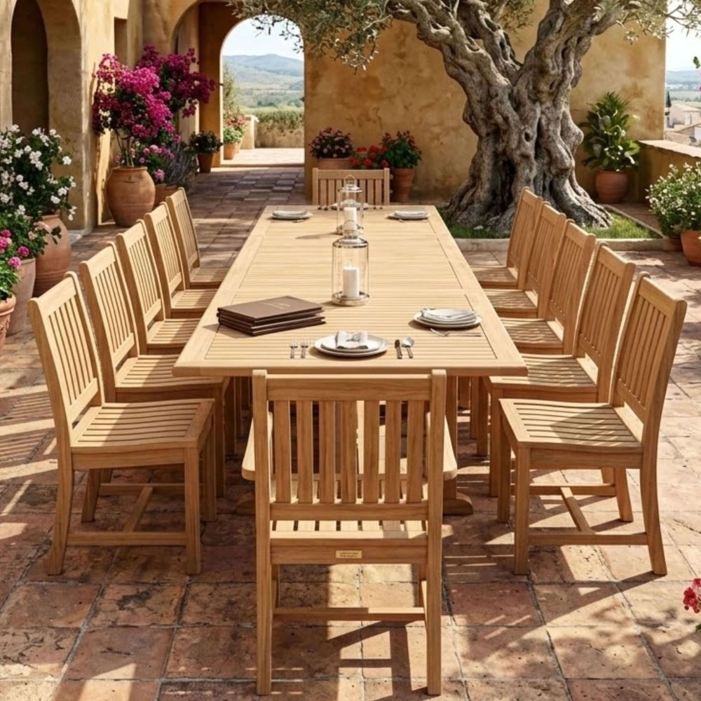 Anderson Teak Valencia Rialto 13-Pieces Dining Set Set-33A