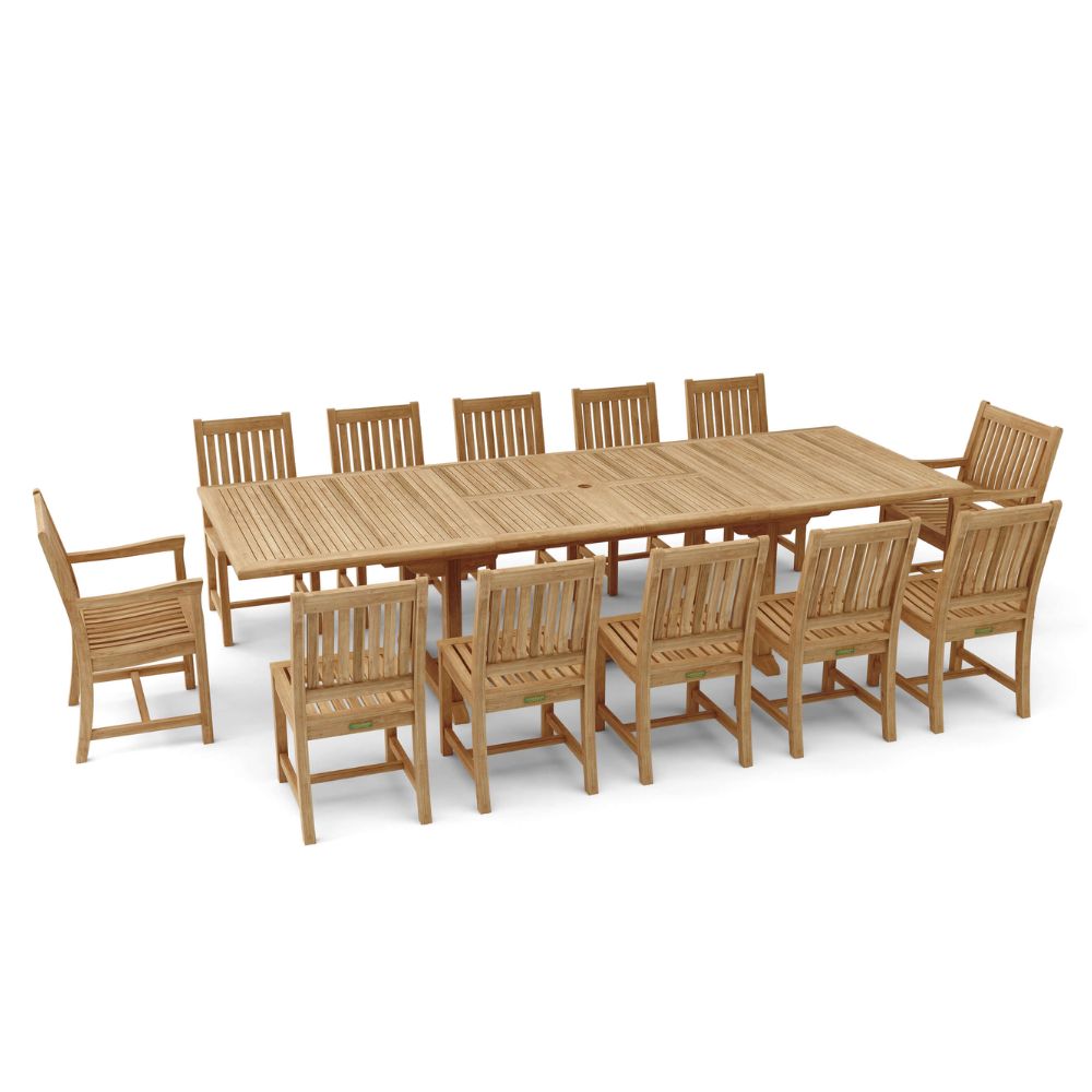 Anderson Teak Valencia Rialto 13-Pieces Dining Set Set-33A