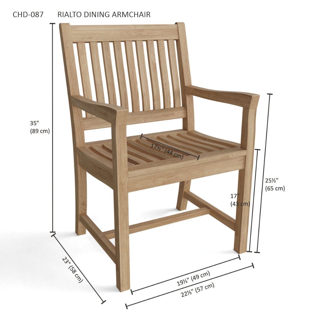 Anderson Teak Valencia Rialto 15-Pieces Dining Set Set-33