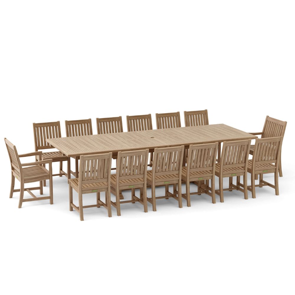Anderson Teak Valencia Rialto 15-Pieces Dining Set Set-33