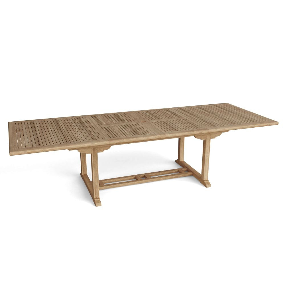 Anderson Teak Valencia Sahara 13-Pieces Rectangular Dining Set Set-90