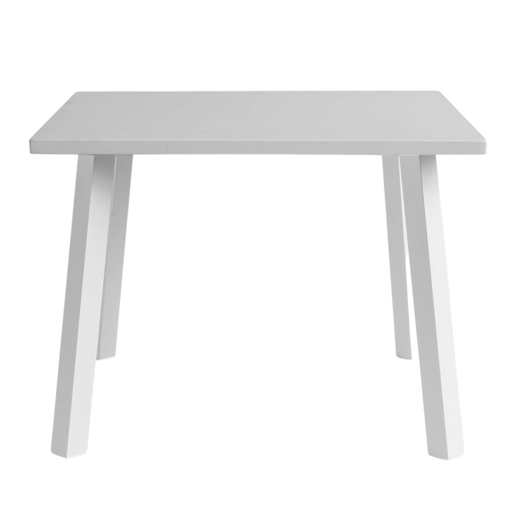 rio indoor/outdoor square aluminum dining table goldstardining.com