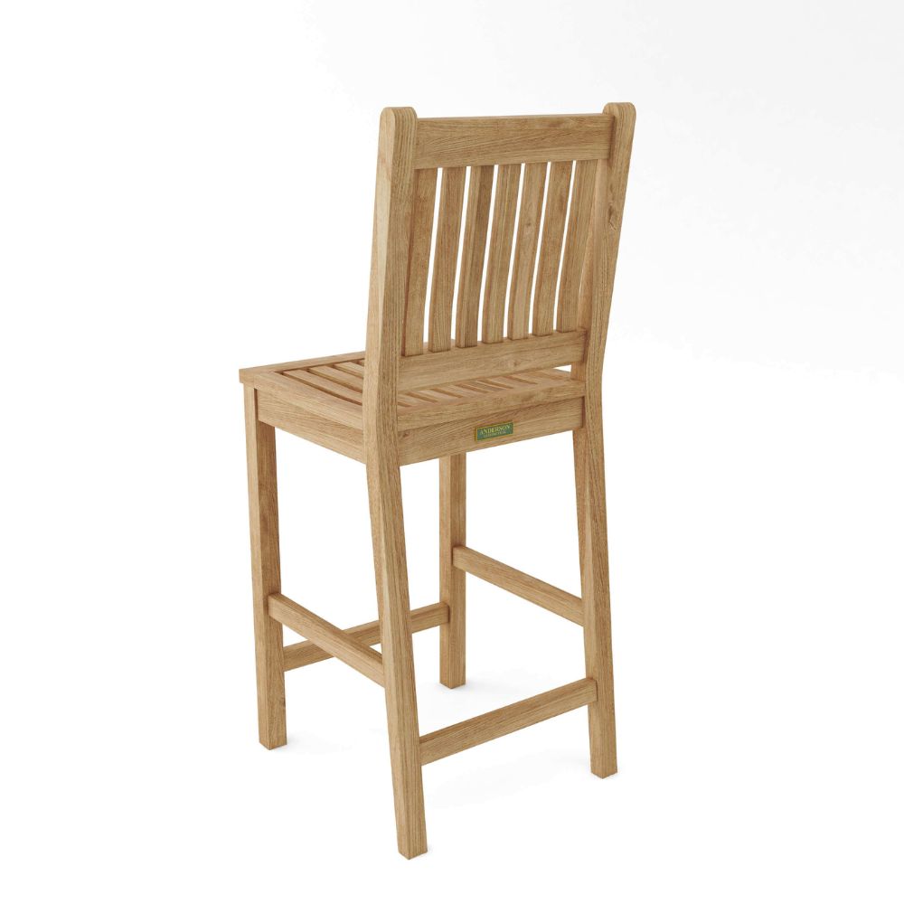rear chair Windsor Avalon 9-Pieces Square Bar Set Set-121, goldstardining.com
