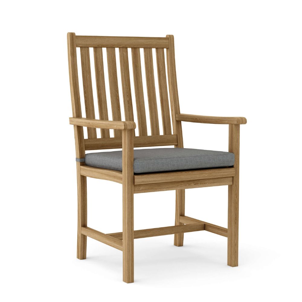 armchair with cushion Windsor Wilshire 5-Pieces Dining Set Set-61, goldstardining.com