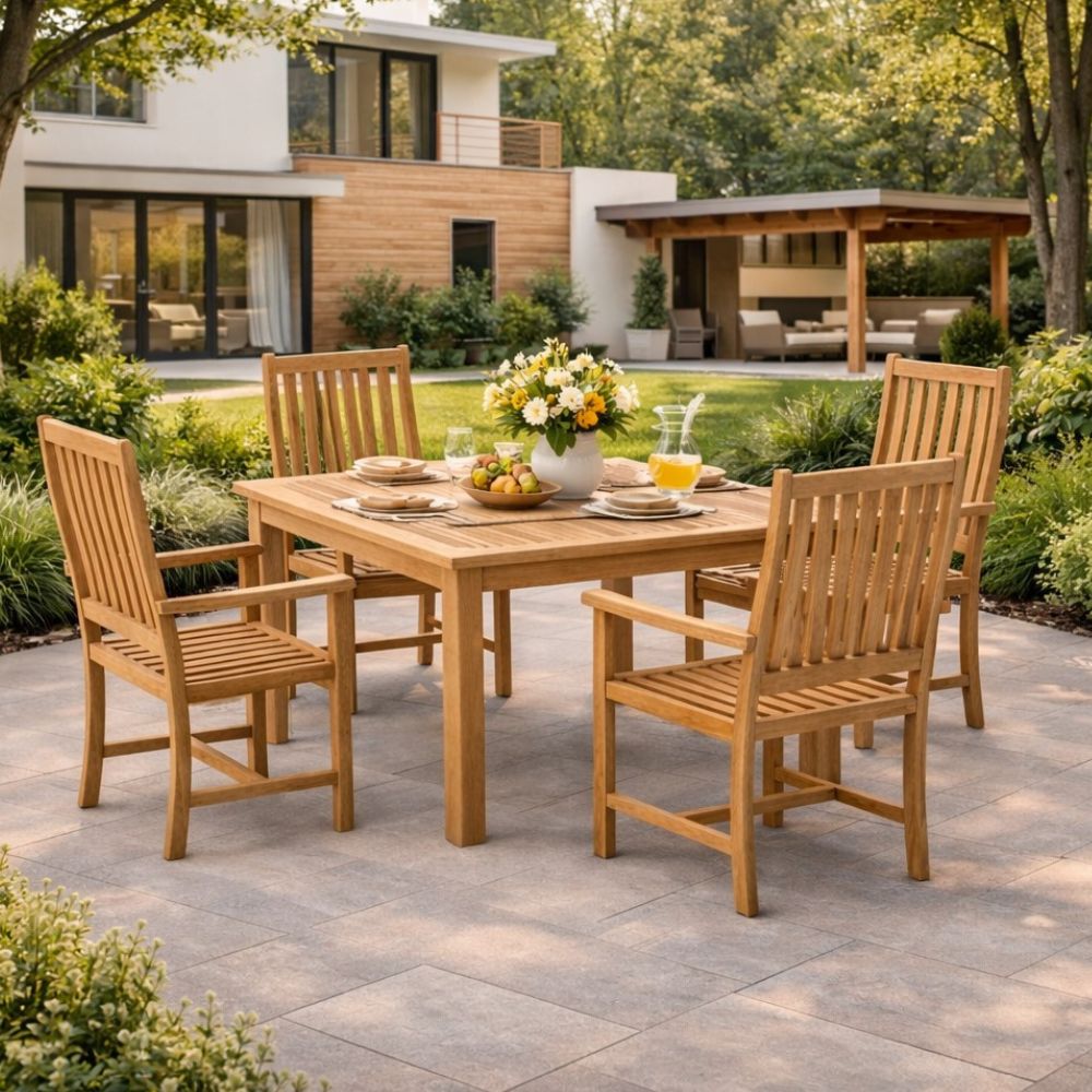 lifestyle Windsor Wilshire 5-Pieces Dining Set Set-61, goldstardining.com