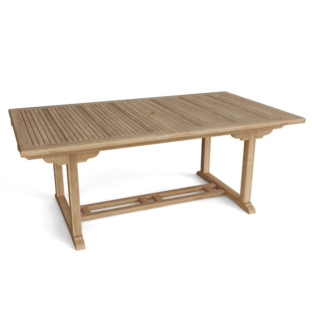 Anderson Teak Valencia Sahara 13-Pieces Rectangular Dining Set Set-90