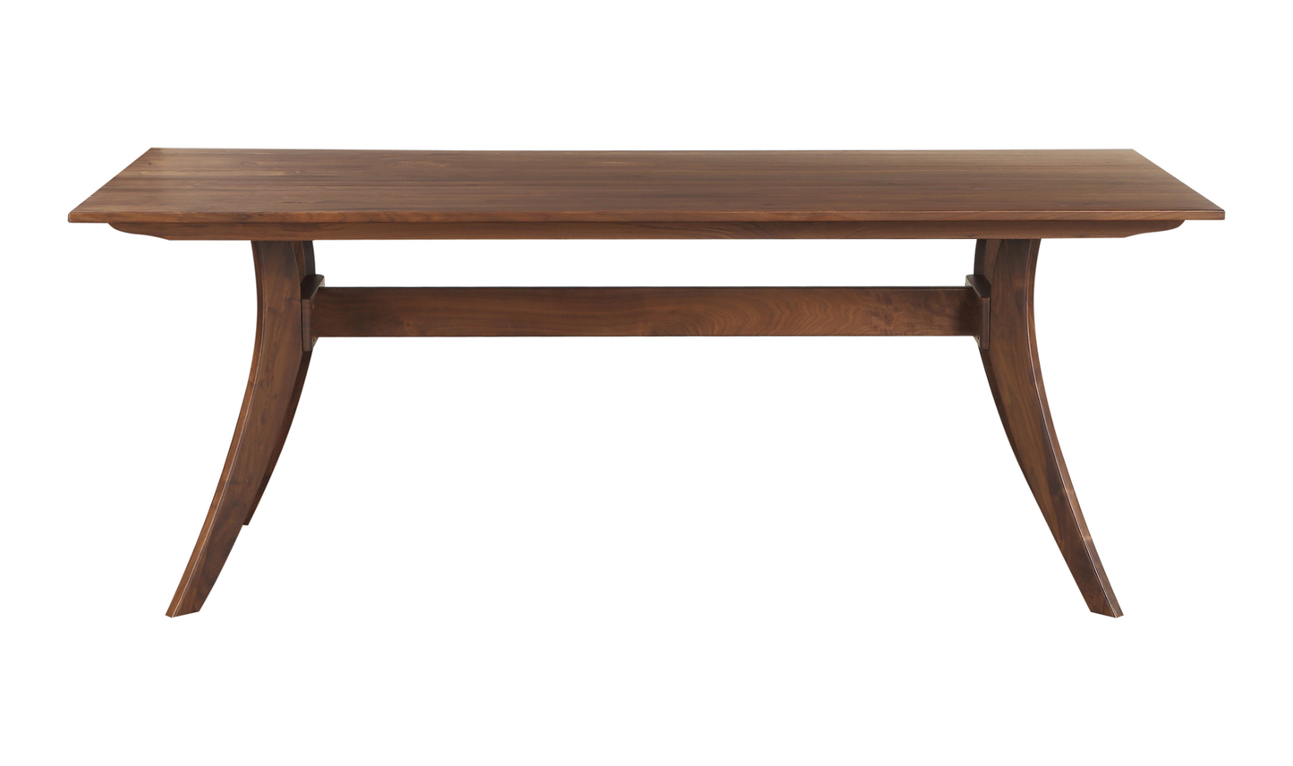 Moe Florence Rectangular Dining Table Small Walnut BC-1001-03