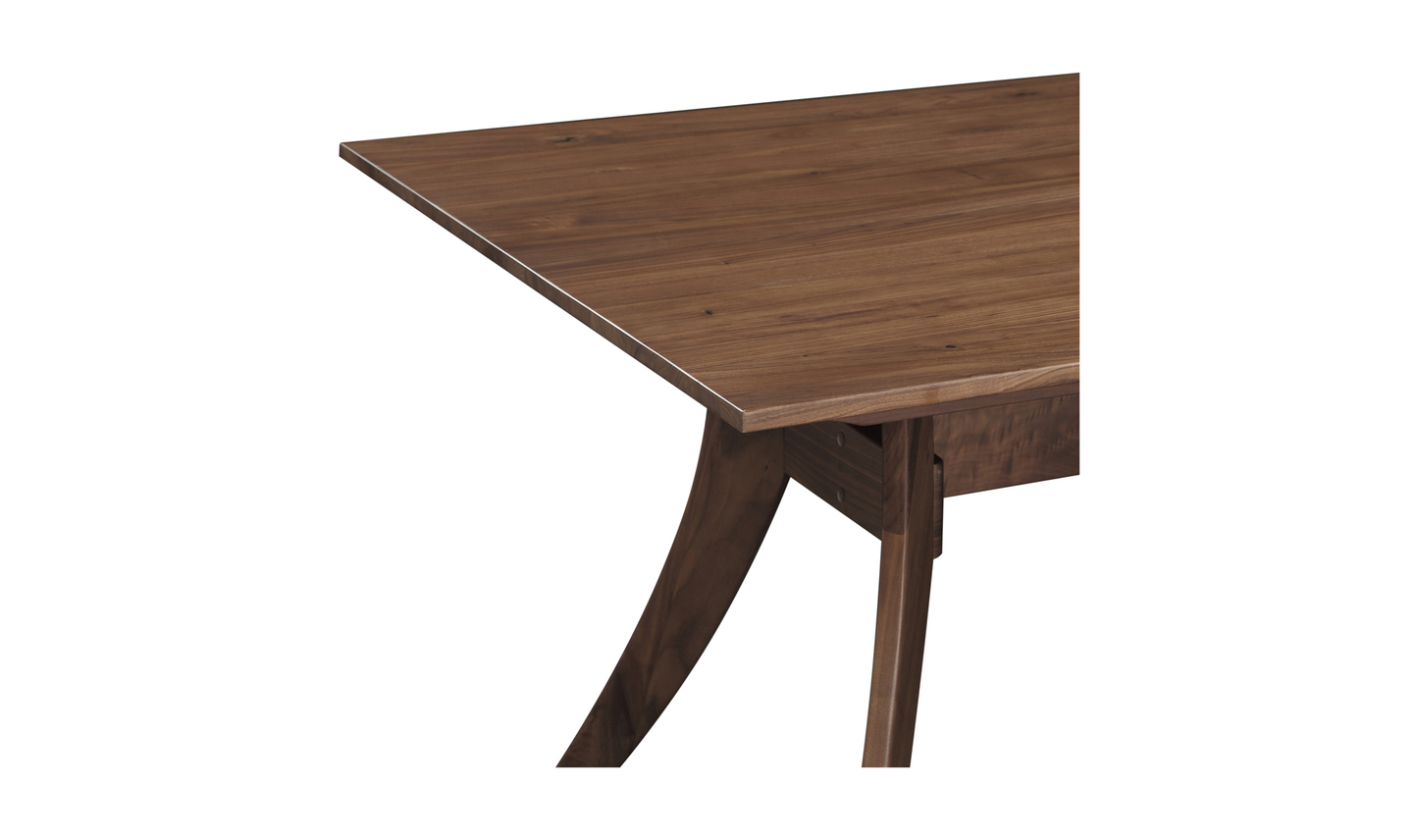 Moe Florence Rectangular Dining Table Small Walnut BC-1001-03