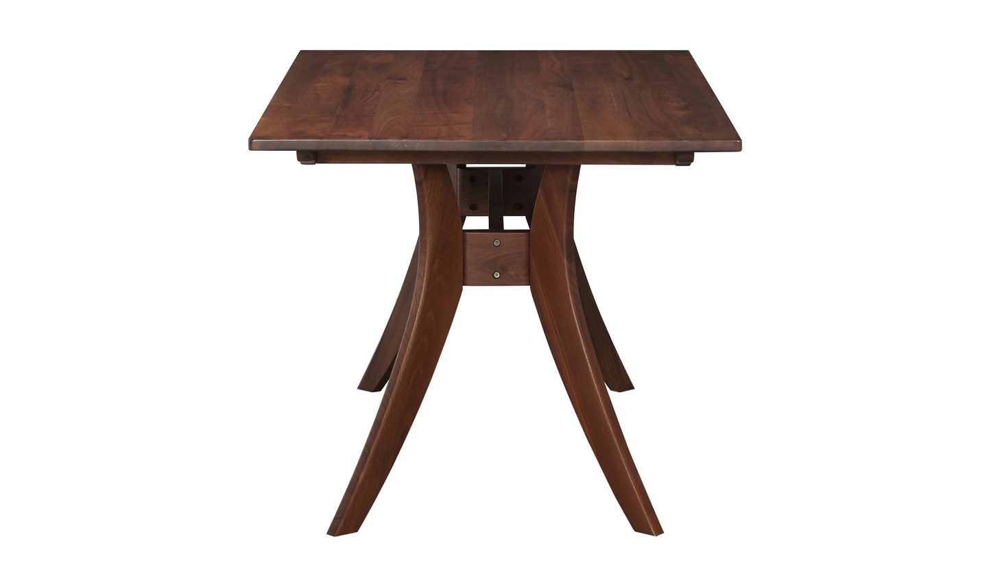 Moe Florence Rectangular Dining Table Small Walnut BC-1001-03