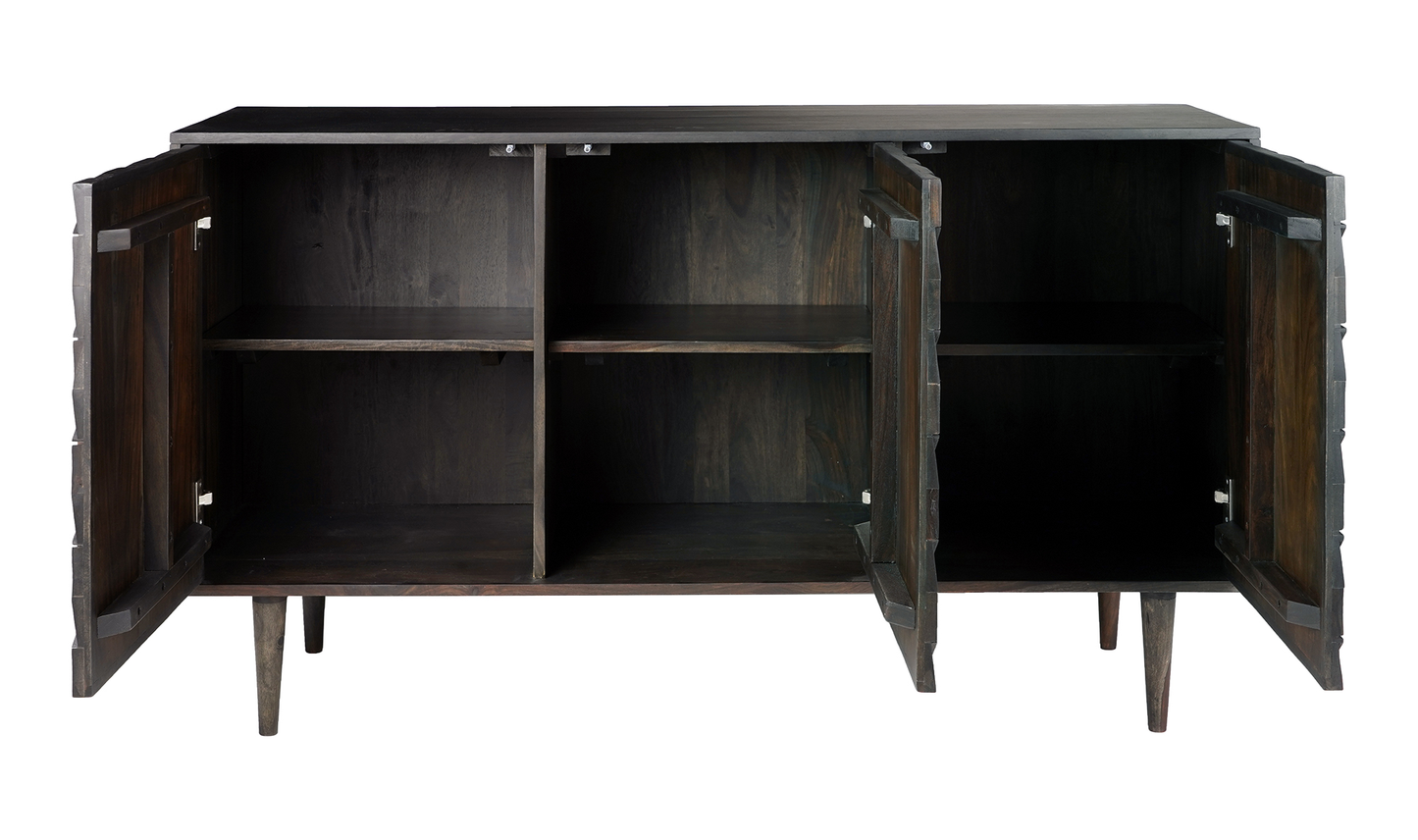 Moe Pablo 3 Door Sideboard Black BZ-1039-02