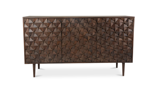 Moe Pablo 3 Door Sideboard Brown BZ-1039-03