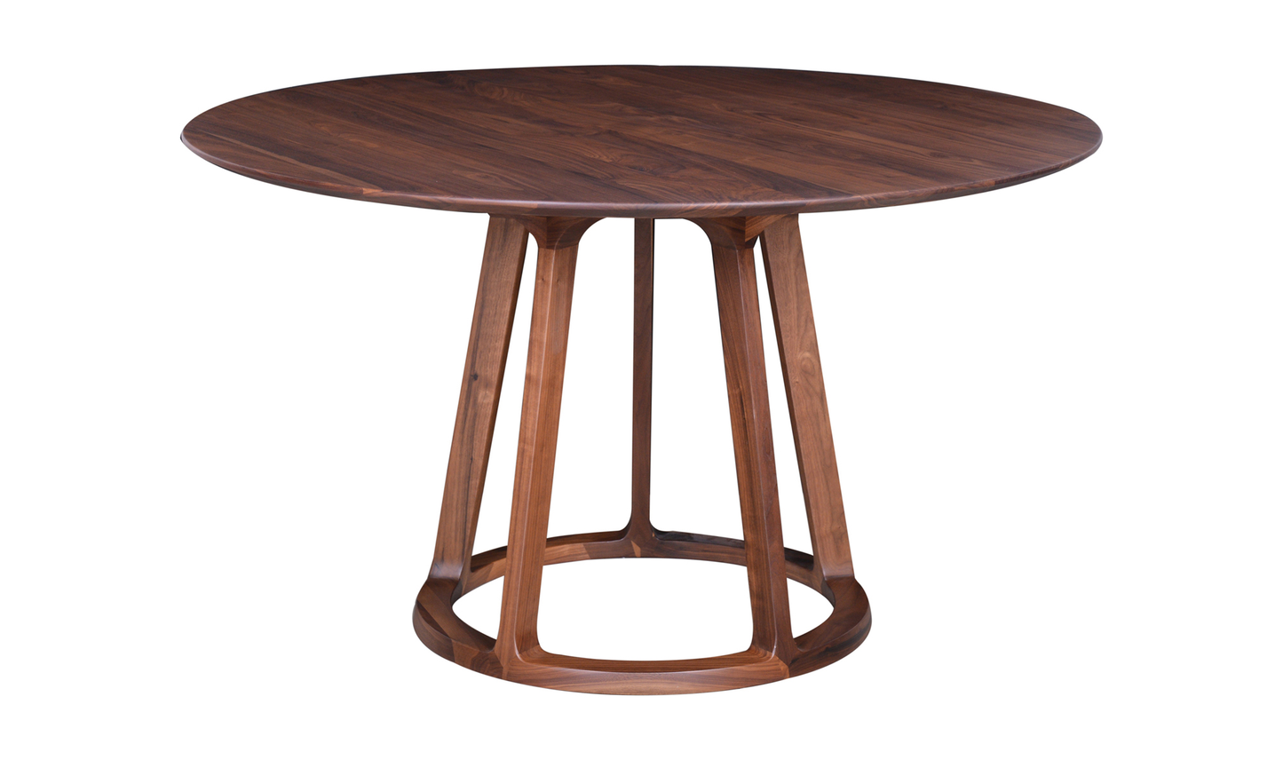 Moe Aldo Round Dining Table Walnut CB-1027-03